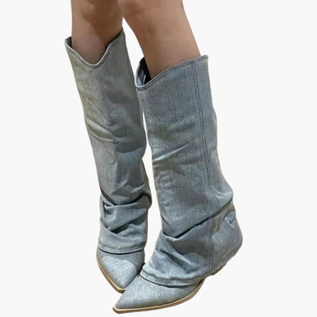 Ruby – Women's Wide Calf Boots with a Stretch Shaft