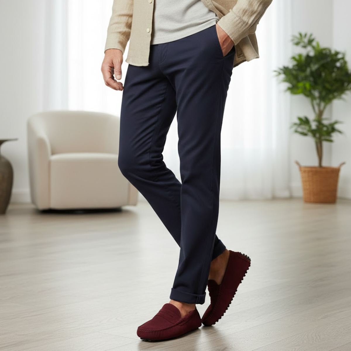 Harvey – Men's Wide Toe Box Loafers with Room for Bunions