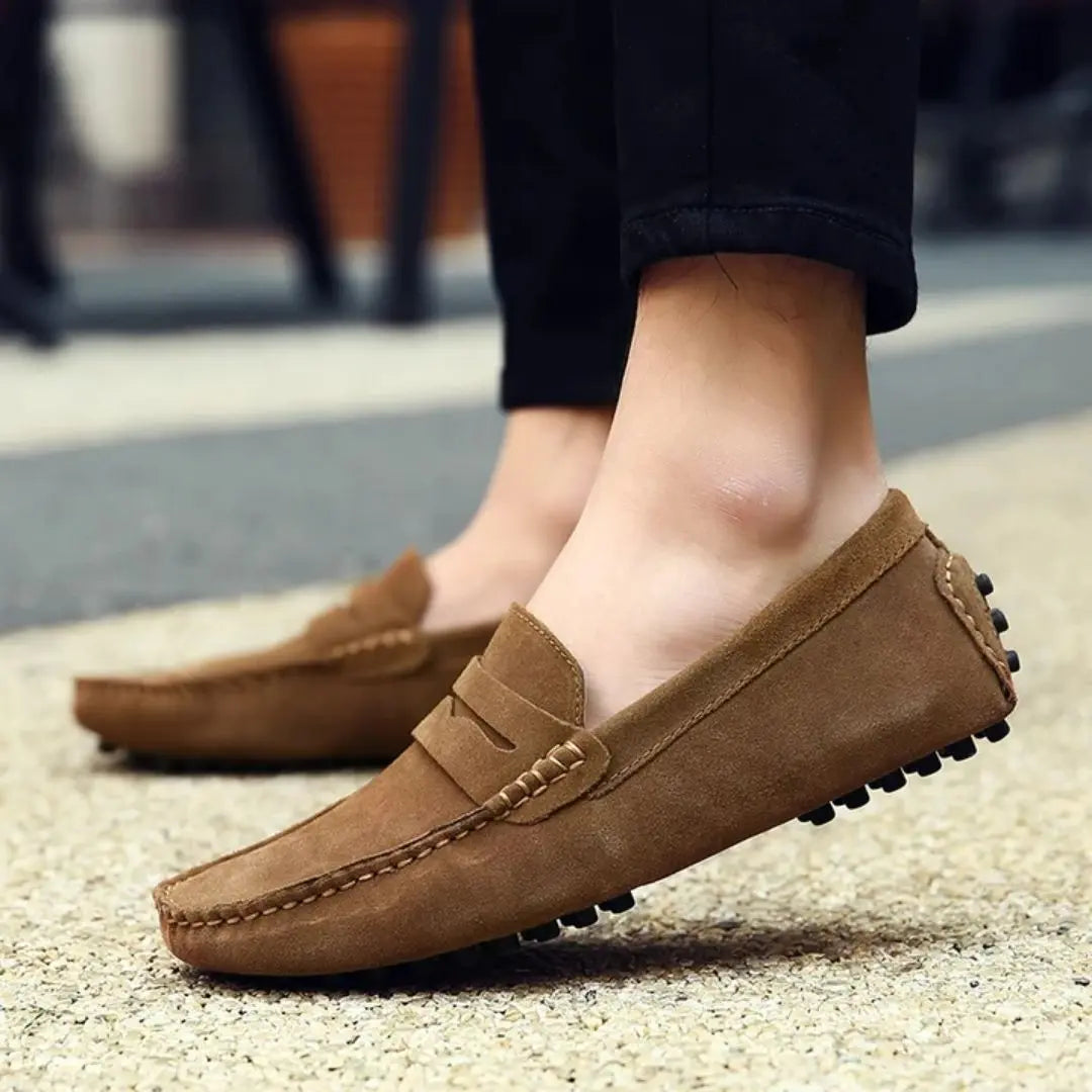 Roger – Men's Slip-On Loafers with a Hands-Free Fit