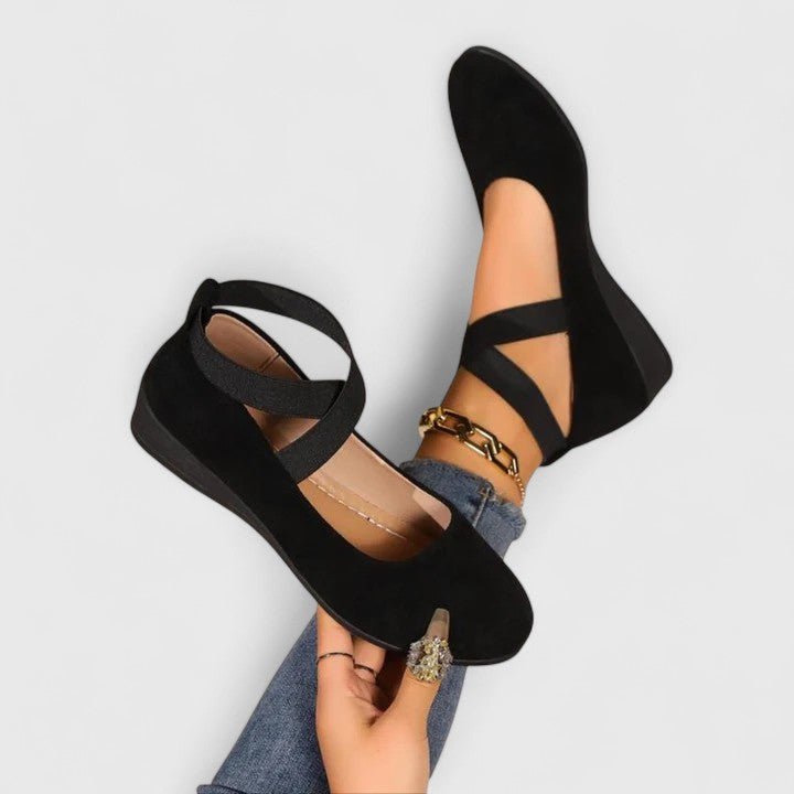 Audrey – Women's Arch Support Flats with a Deep Heel Cup