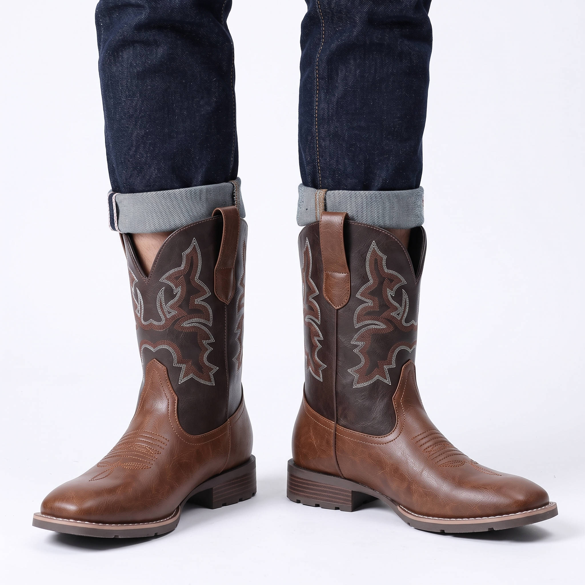 Beckett – Unisex Wide Calf Boots with a Stretch Shaft