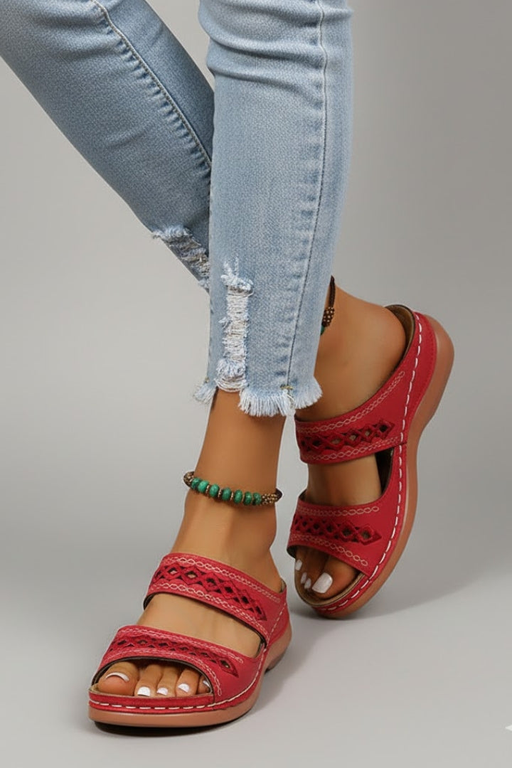 Janice – Women's Wide Toe Box Sandals with an Adjustable Fit