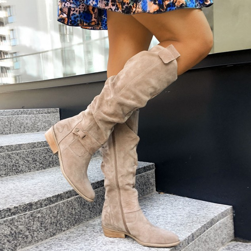 Avery – Unisex Wide Calf Boots for Full Calves