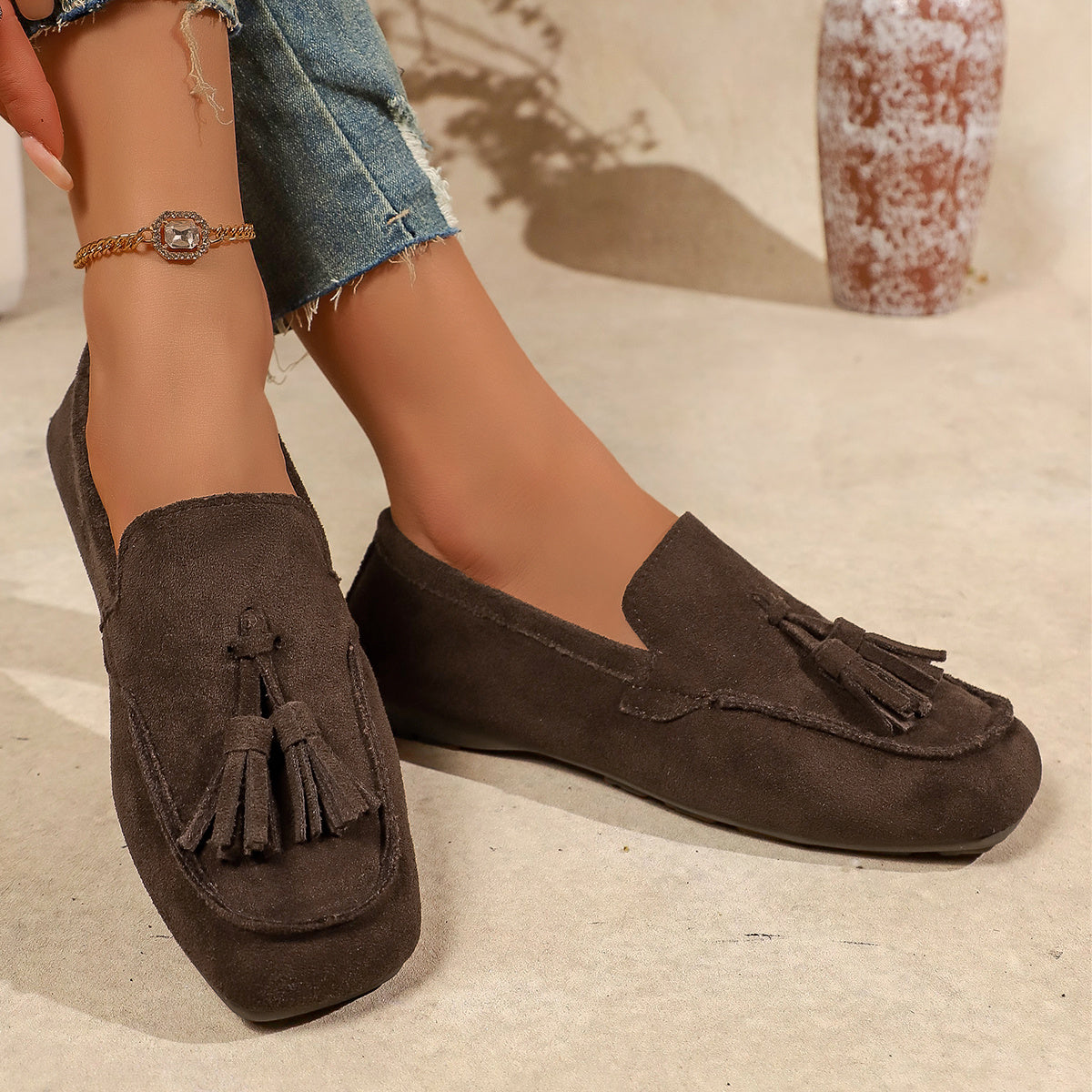 Miriam – Women's Slip-On Shoes with a Stretch Upper