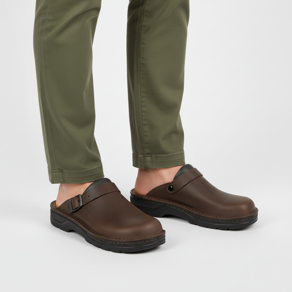 Lyle – Men's Nursing Clogs with a Non-Slip Sole