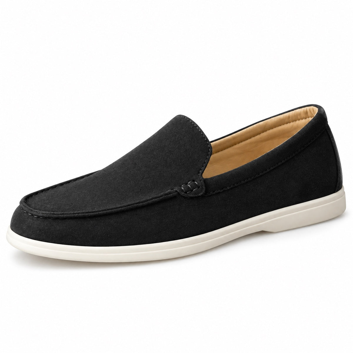 Abraham – Men's Non-Slip Loafers in Black