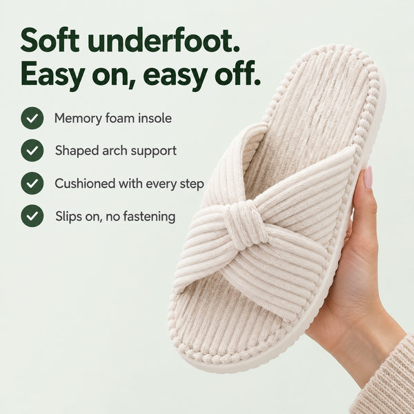 Alberta – Women's Comfort Slippers, key benefits