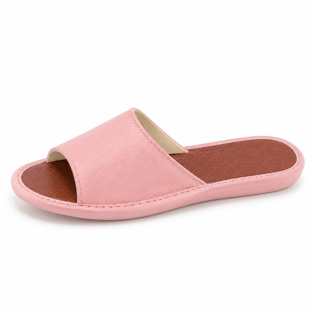 Alma – Women's Wide Toe Box Slippers in 515 Pink