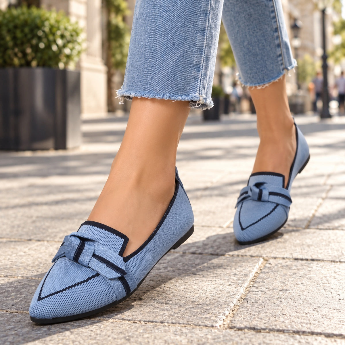 Amber – Women's Comfortable Sandals, worn on a walk