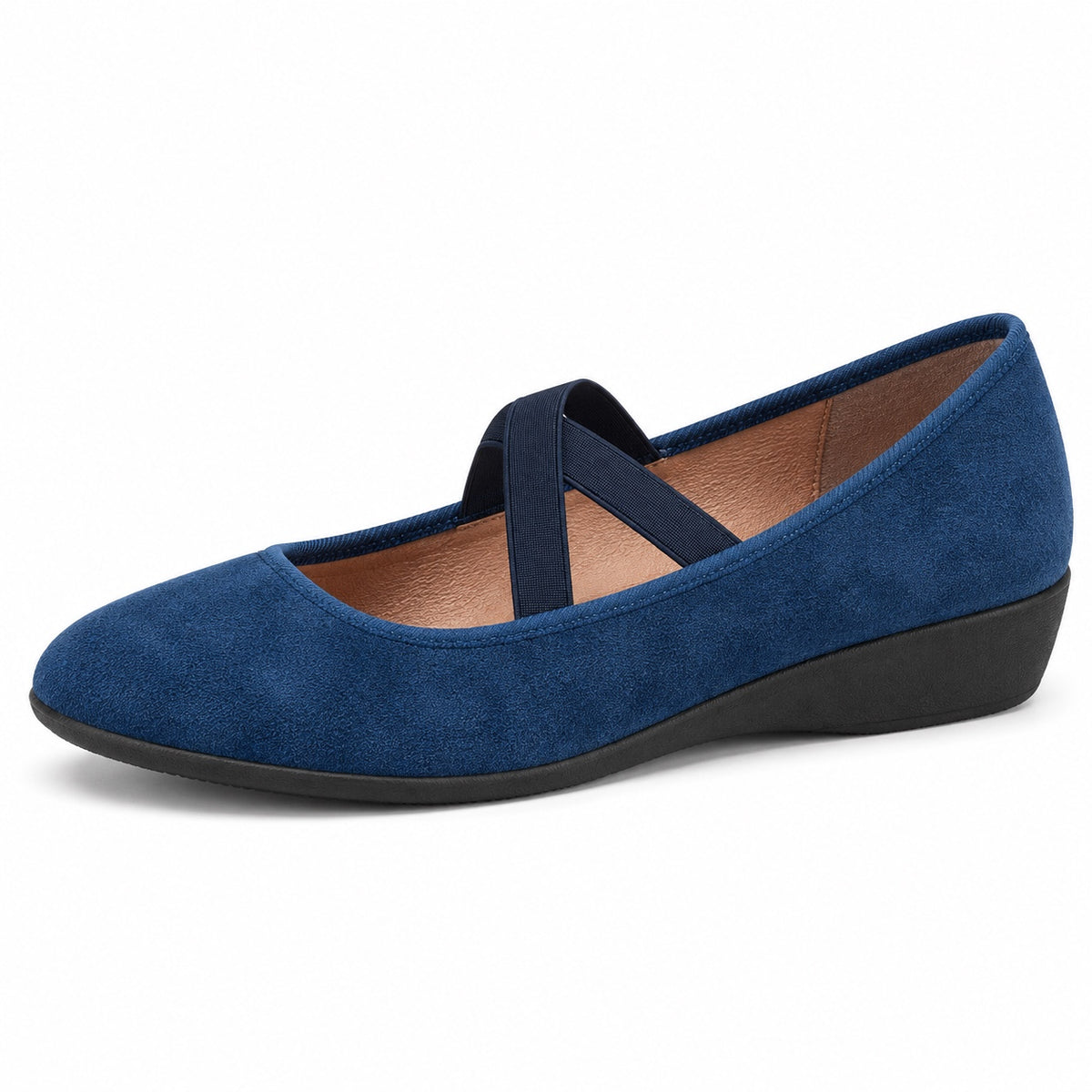 Audrey – Women's Arch Support Flats in Blue