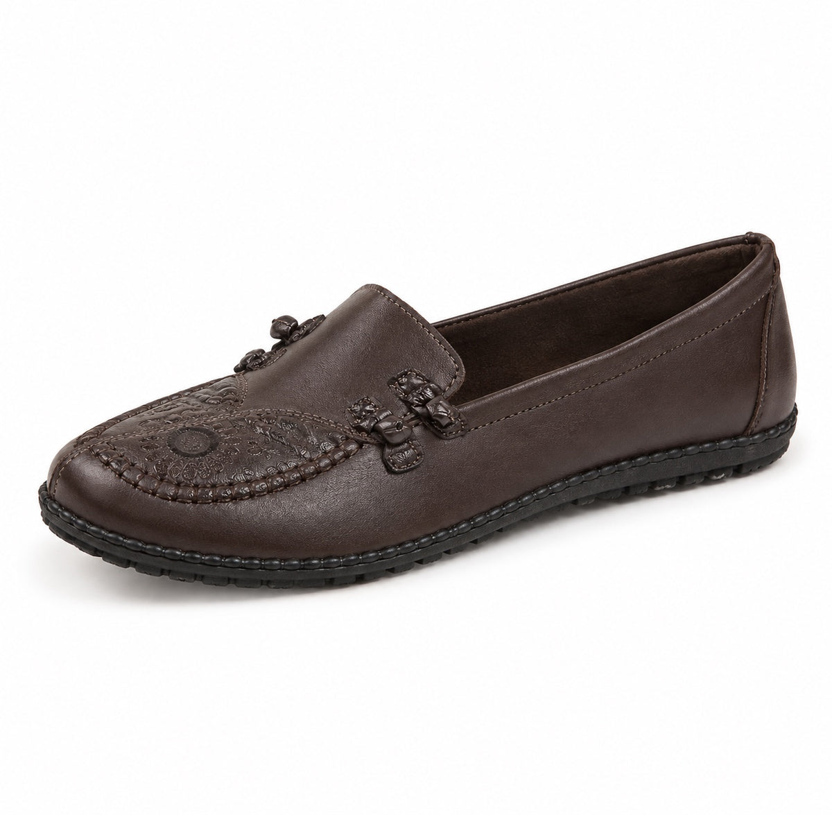 Banks – Unisex Slip-On Loafers in Brown