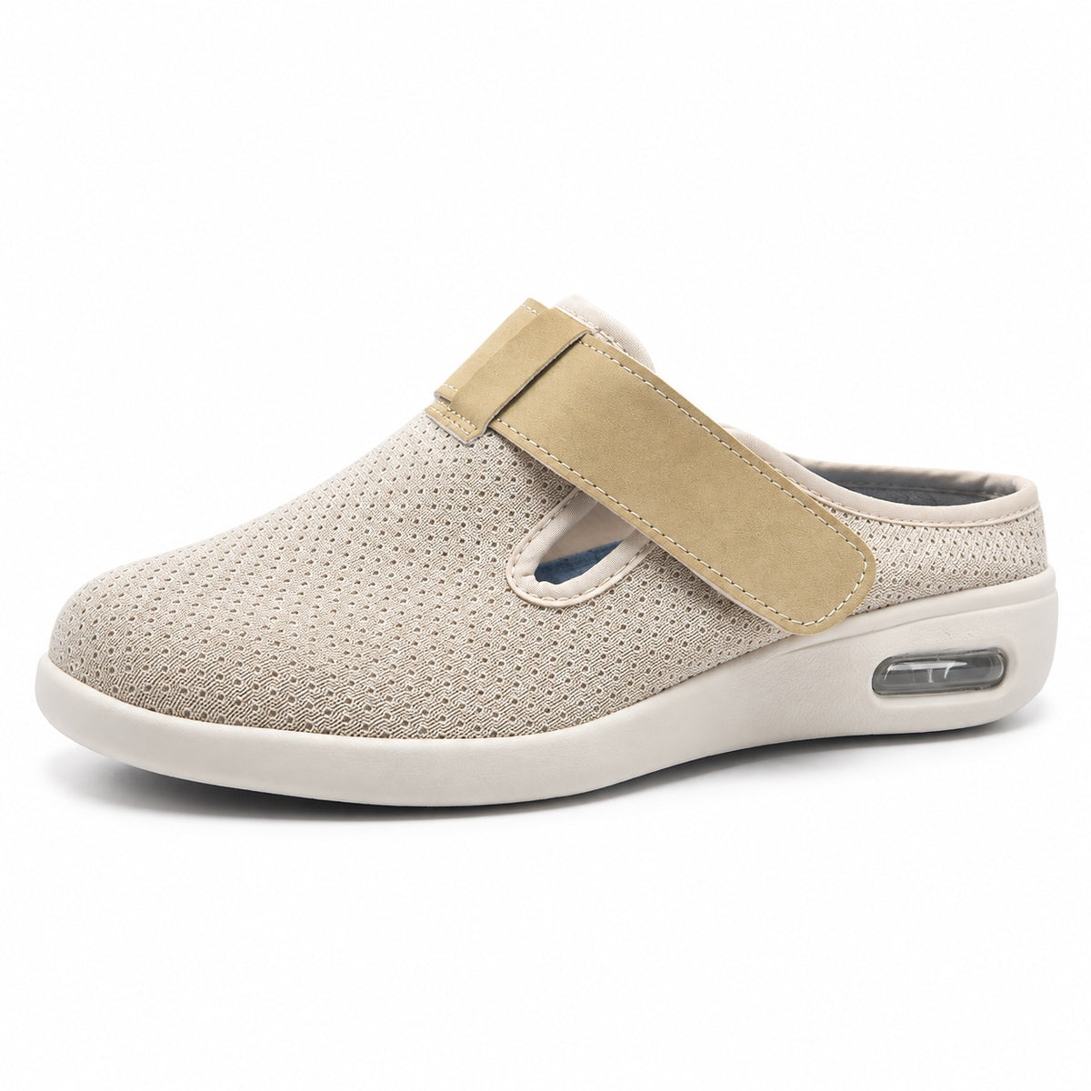 Becky – Women's Wide Toe Box Shoes in Beige