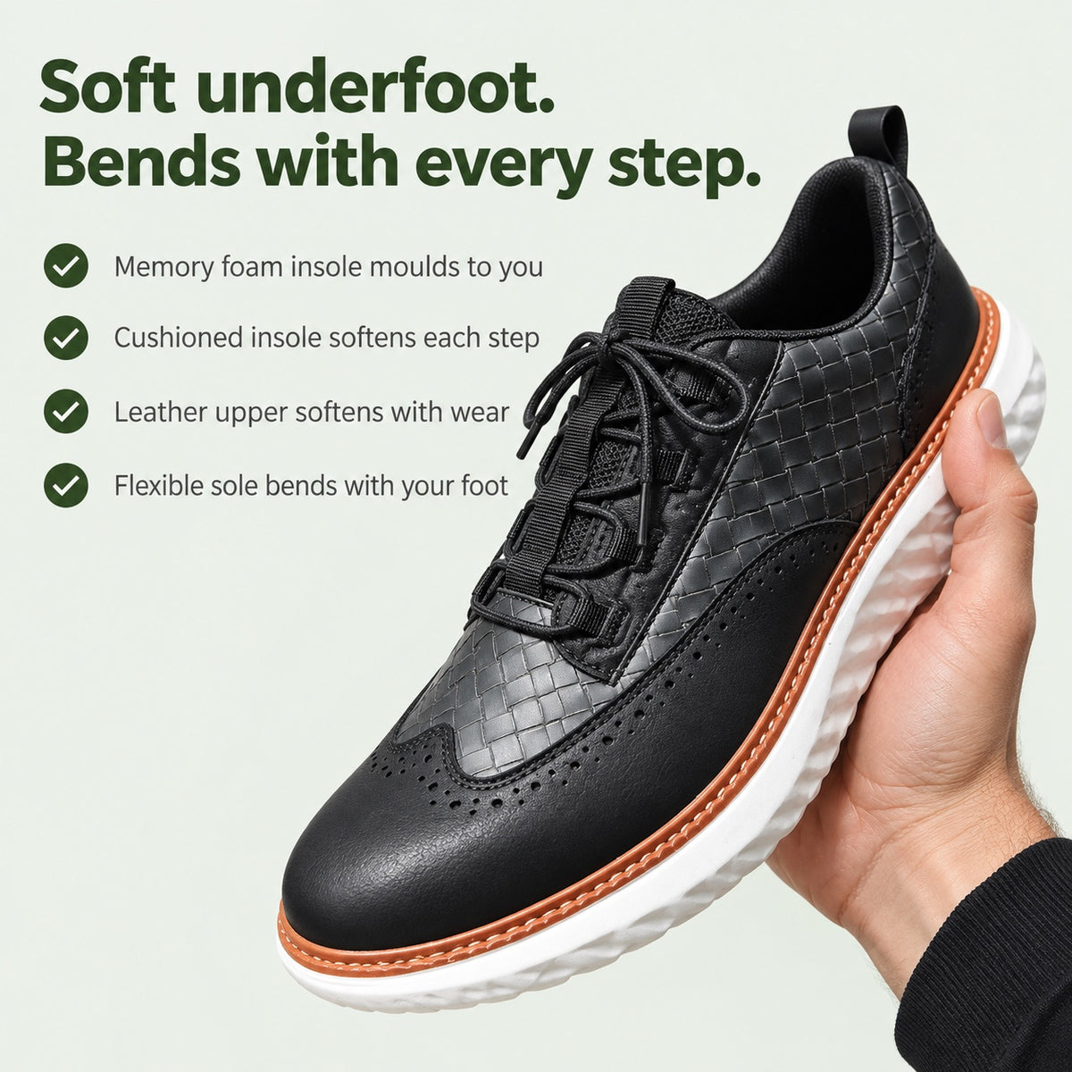 Brad – Men's Walking Sneakers, key benefits