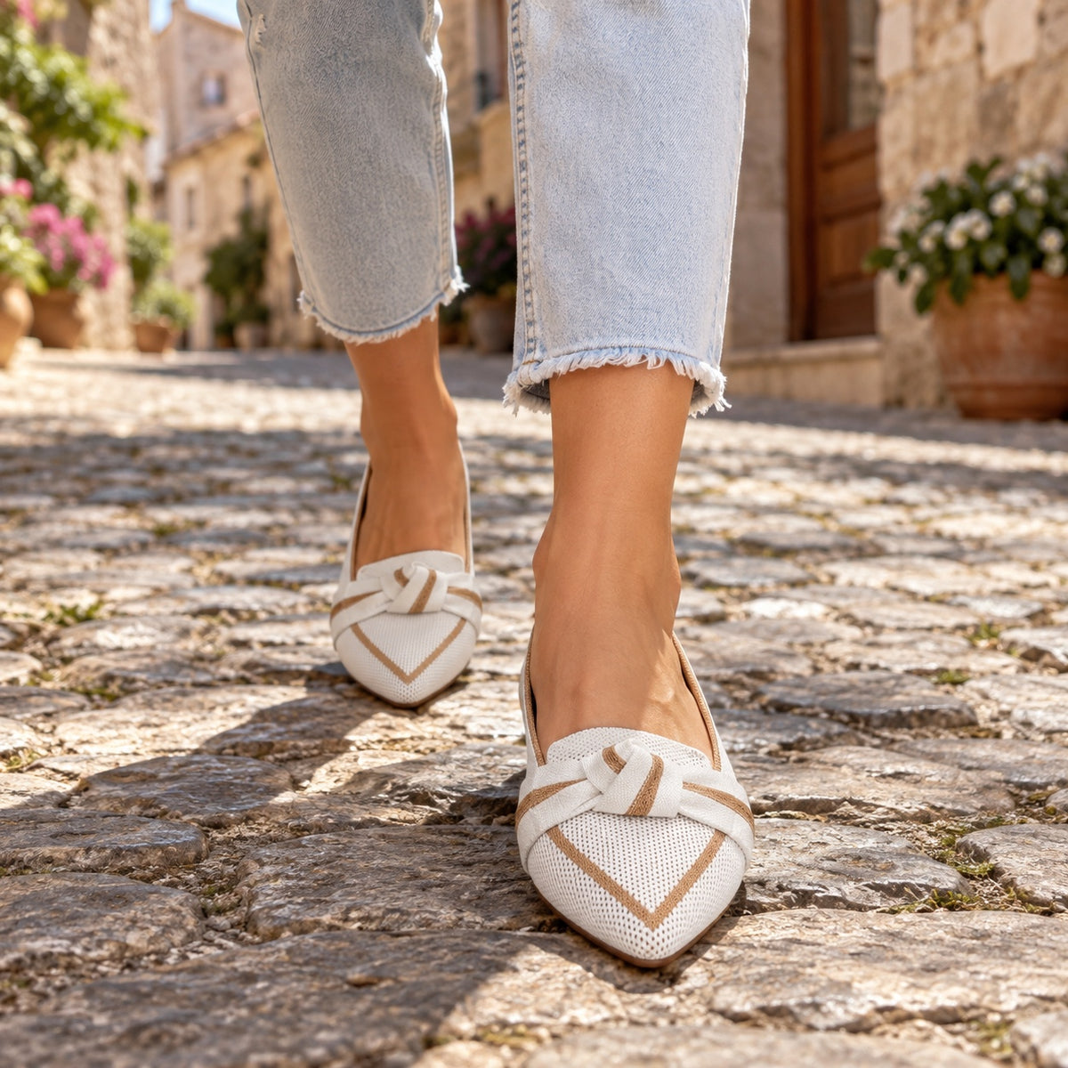 Cannon – Women's Arch Support Loafers, worn on a walk