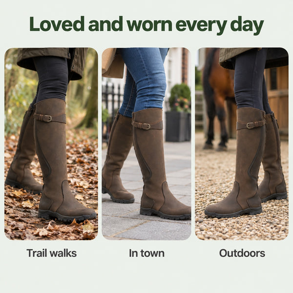 Celia – Women's Wide Calf Boots, worn every day