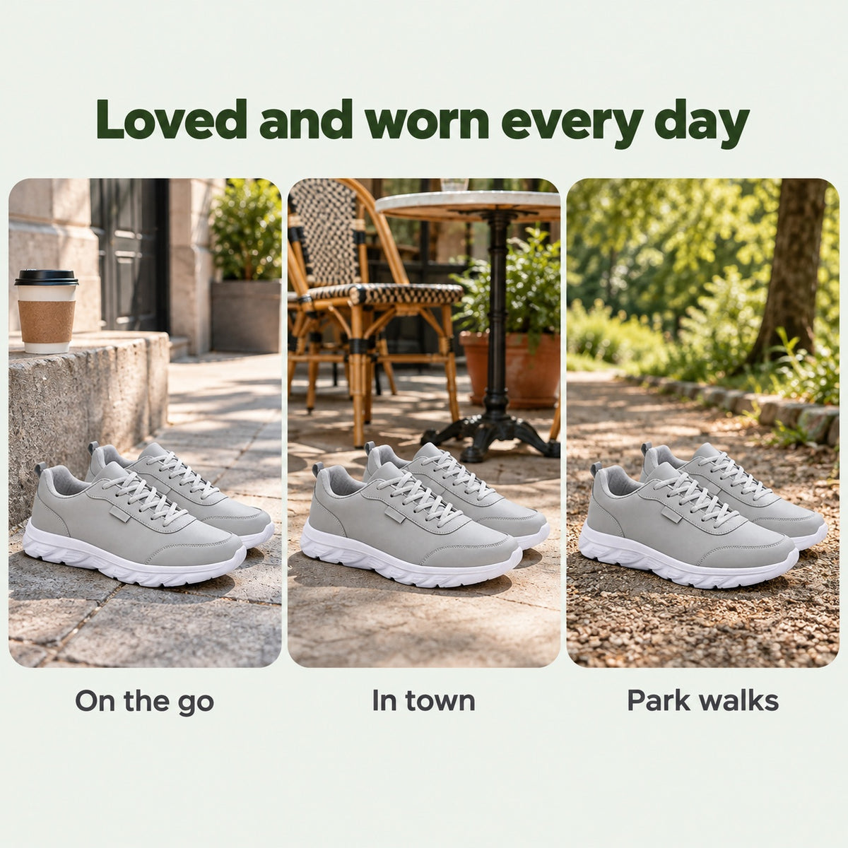 Chad – Men's Arch Support Sneakers, worn every day