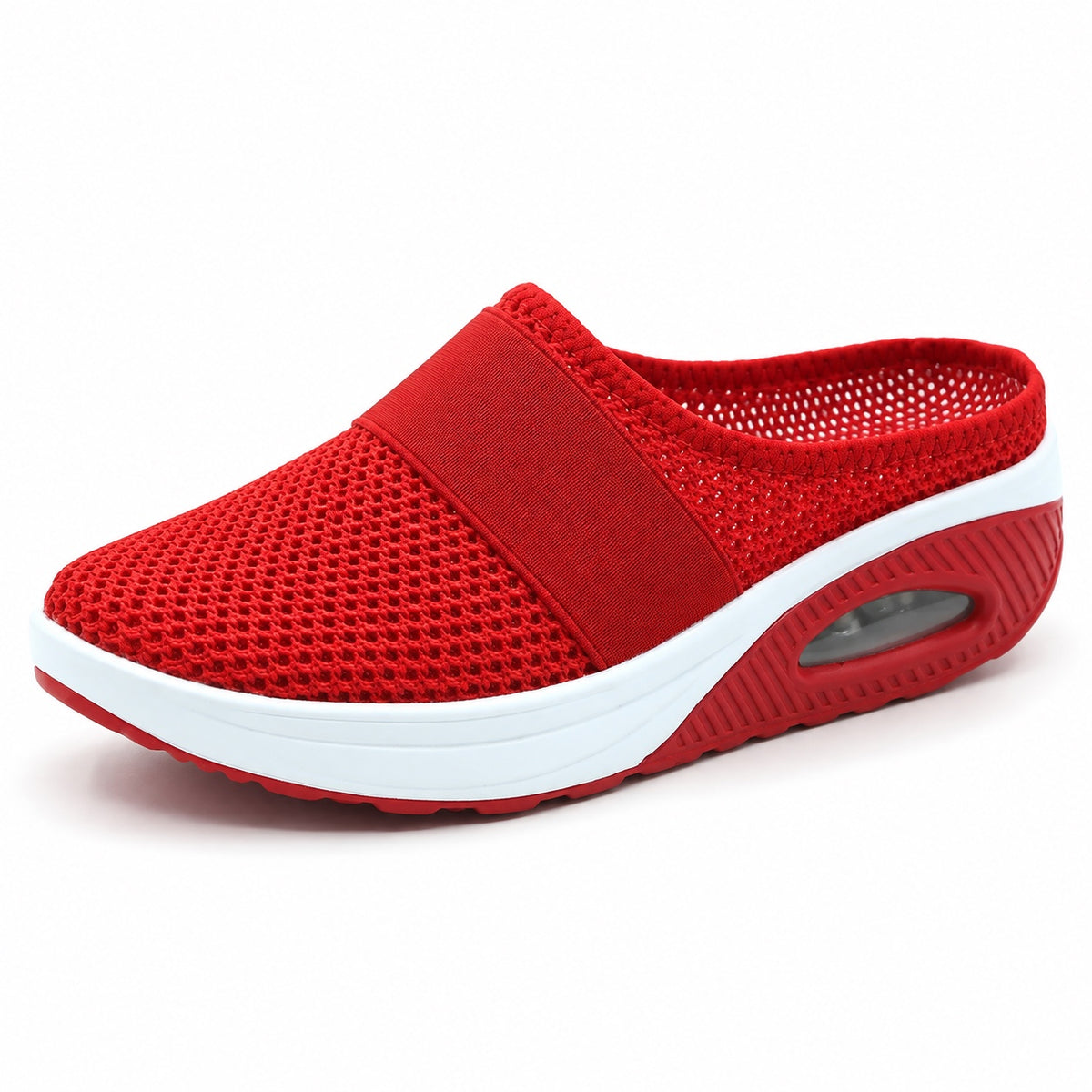 Claudia – Women's Wide Toe Box Shoes in Red