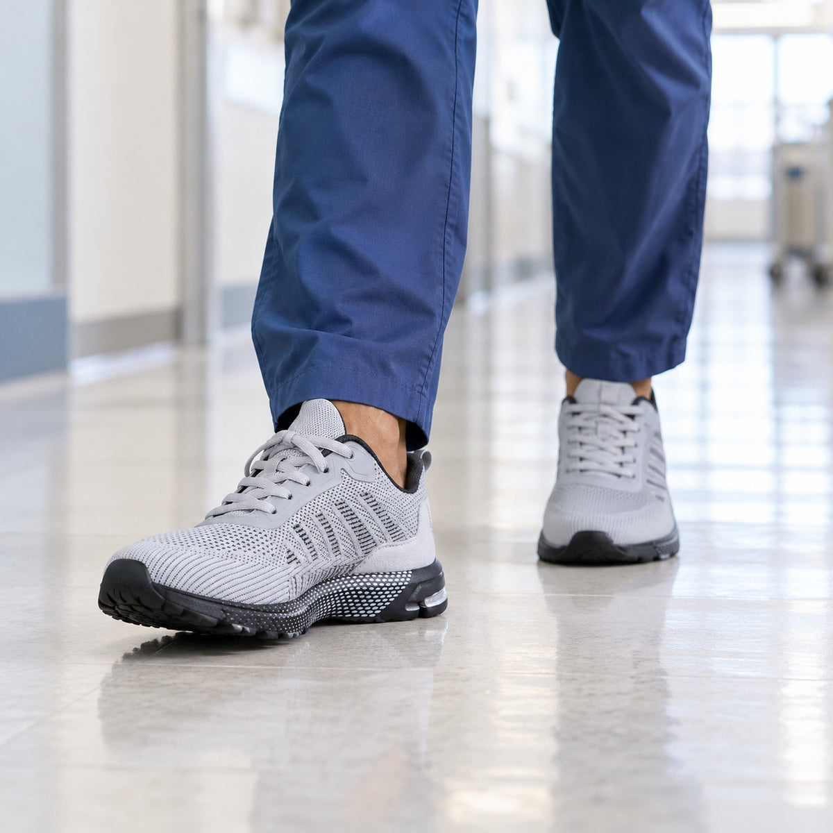 Daisy – Men's Nursing Sneakers, worn on a walk