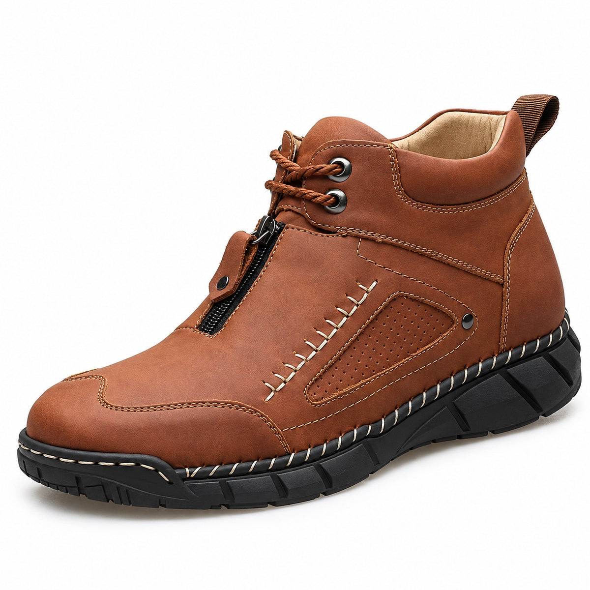 Dave – Men's Comfort Boots in Brown