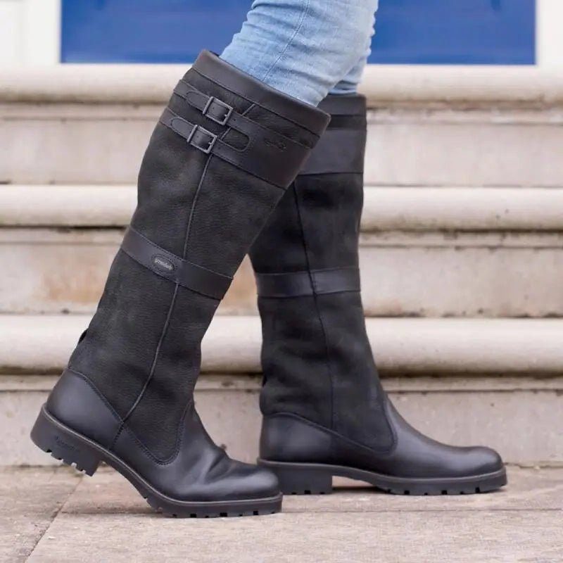 Cecelia – Women's Wide Calf Boots with a Stretch Shaft
