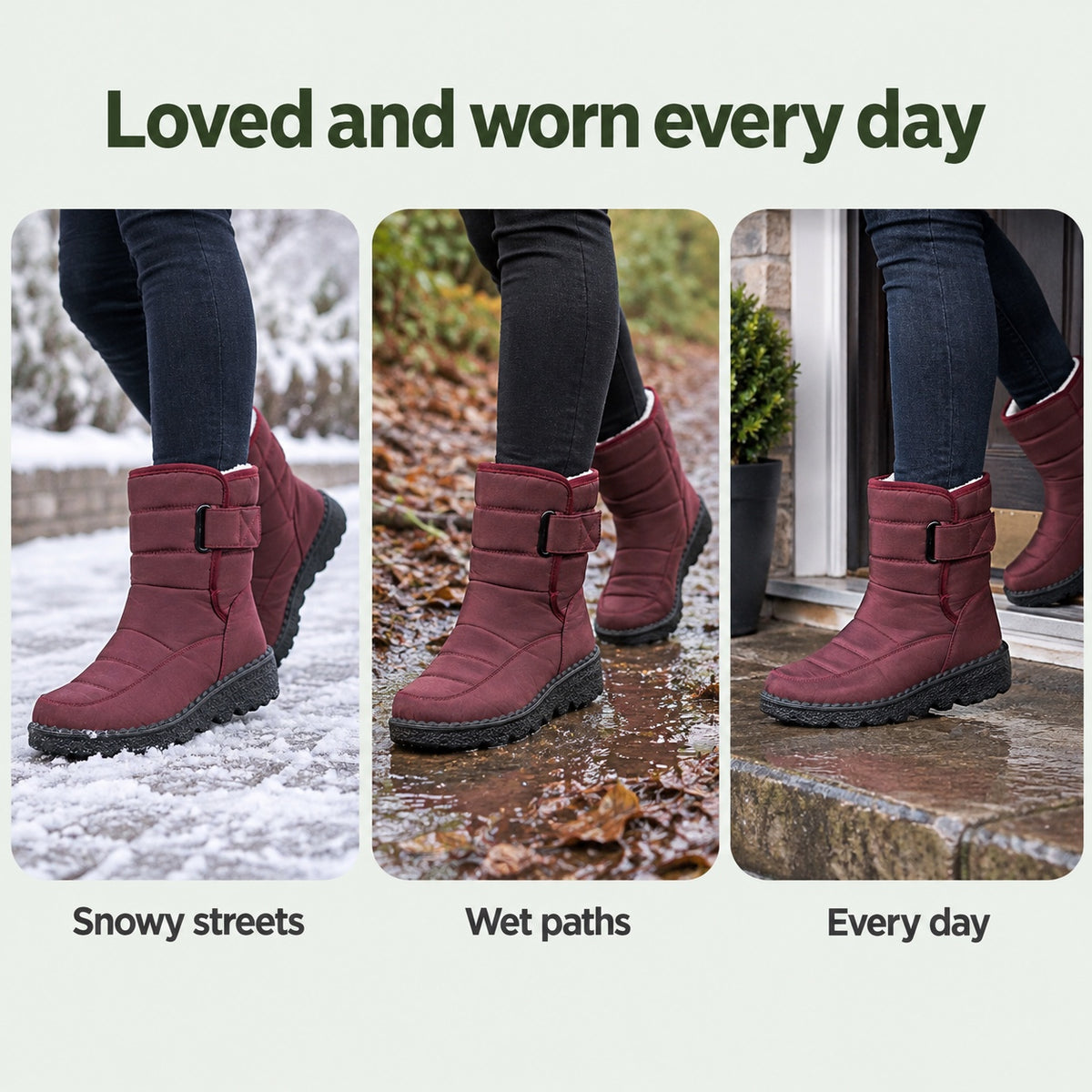 Ellen – Women's Comfort Boots, worn every day