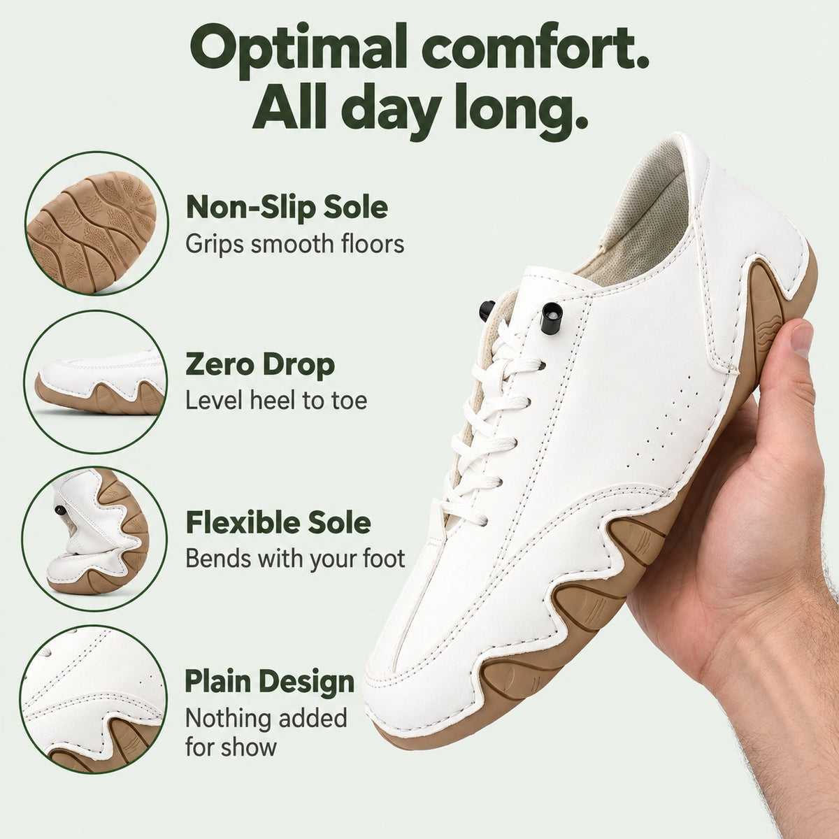 Fisher – Unisex Barefoot Shoes, features