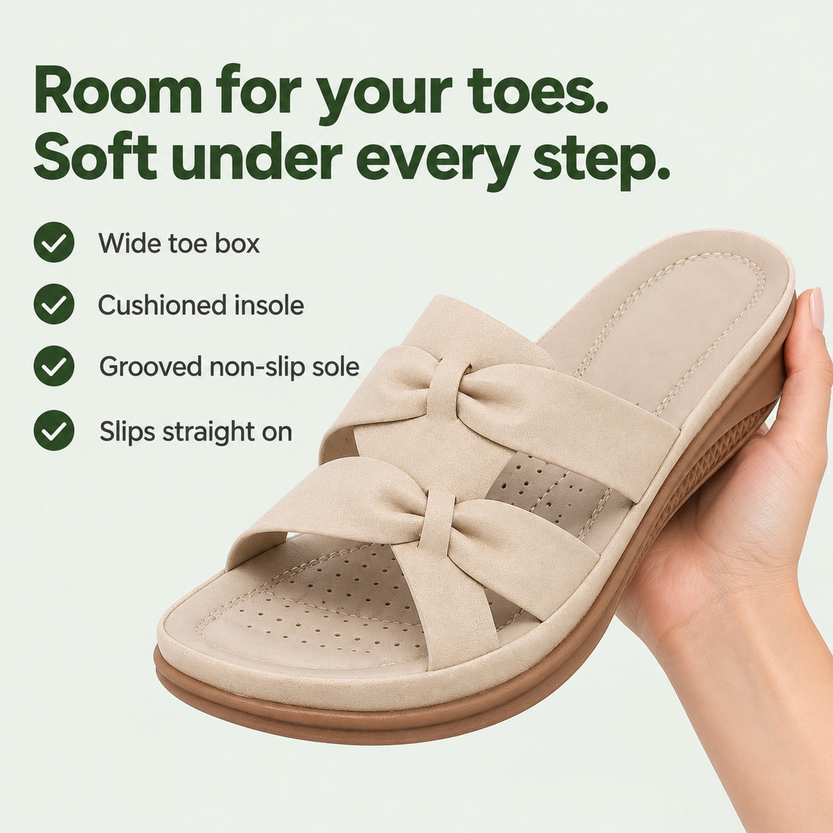 Frazier – Unisex Wide Toe Box Sandals, key benefits