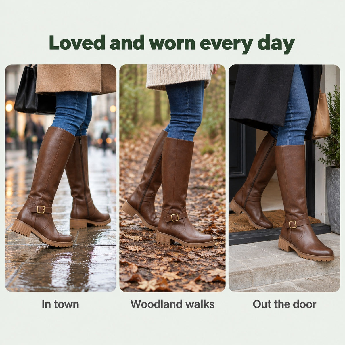 French – Women's Comfort Boots, worn every day