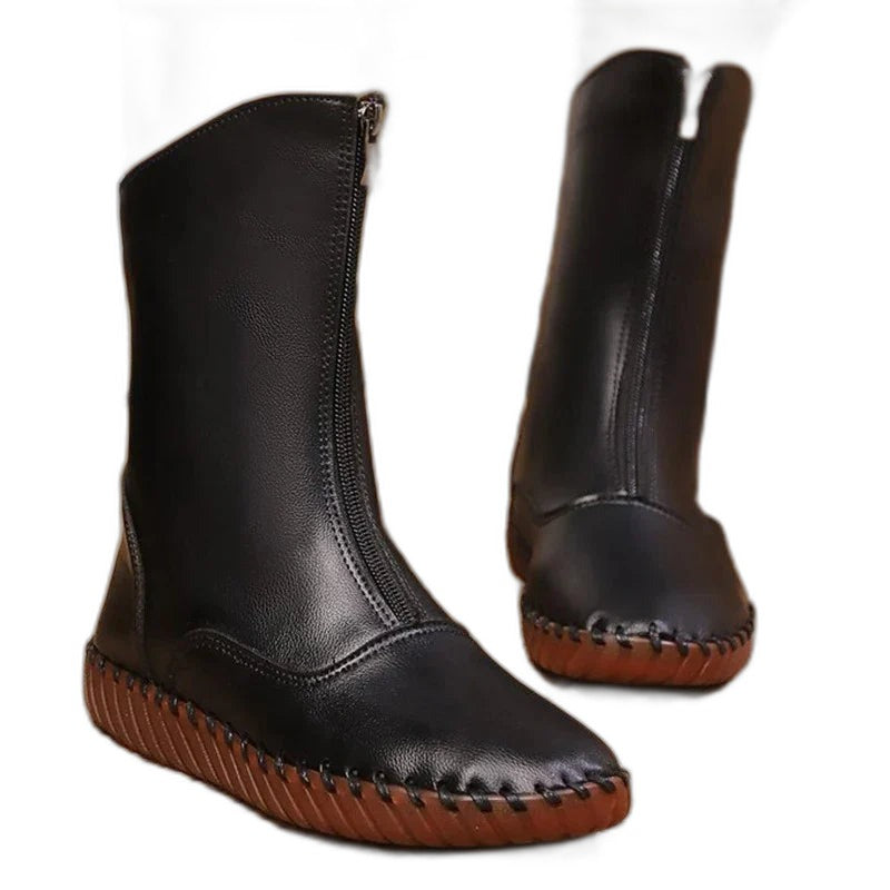 Jesse – Bottes unisexes à tige large pour mollets forts, avec tige extensible