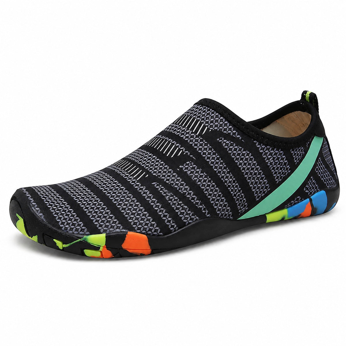 Gardner – Women's Barefoot Shoes in Black Gray