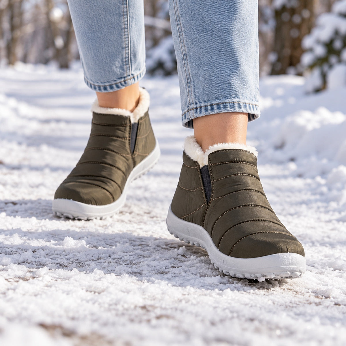 Geraldine – Women's Comfort Boots, worn on a walk