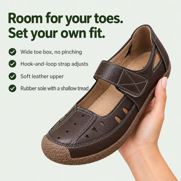 Gwen – Women's Wide Toe Box Sandals, key benefits
