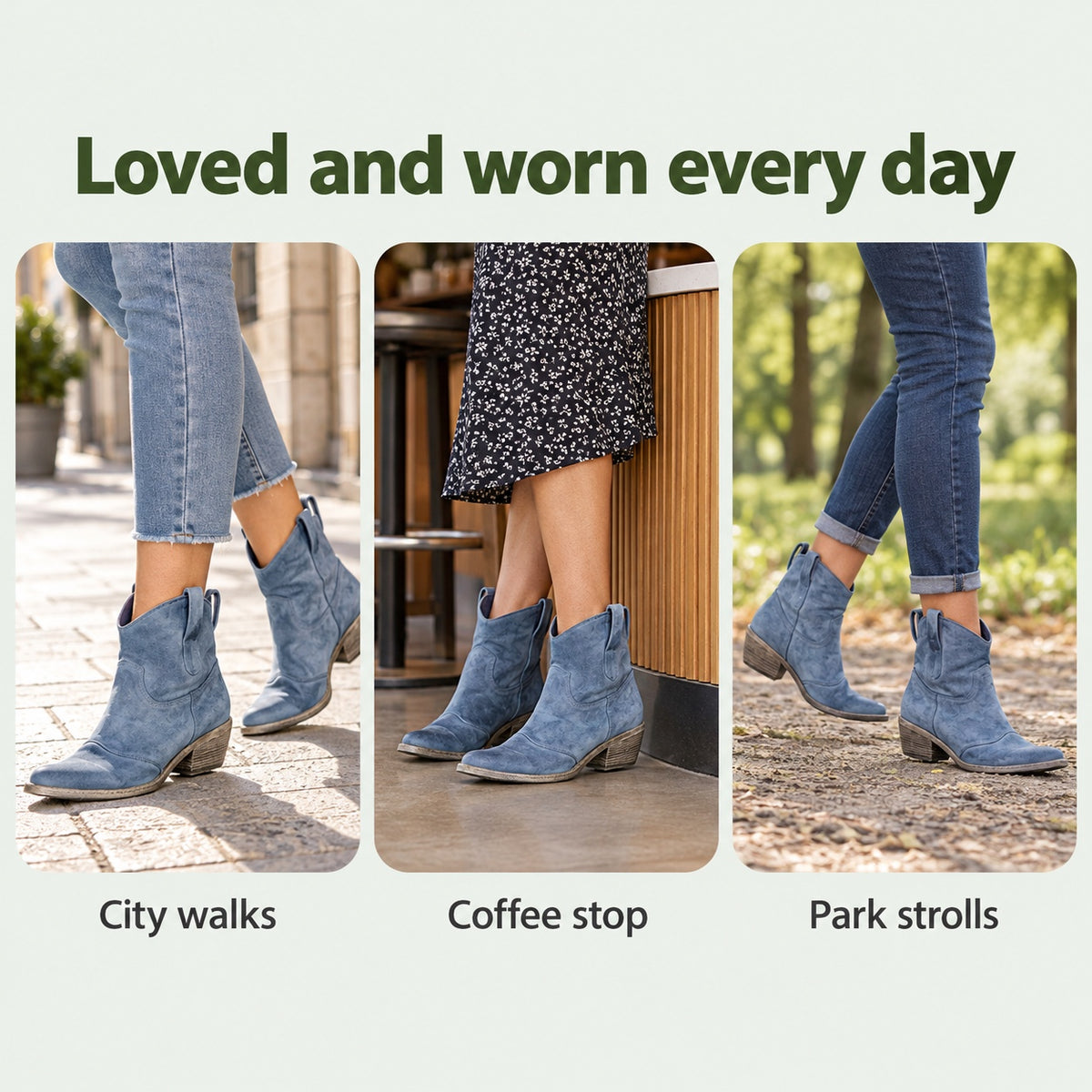Hanson – Unisex Wide Calf Boots, worn every day