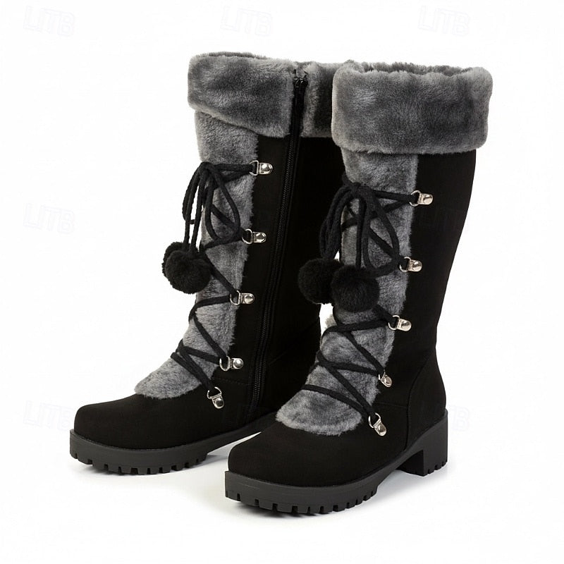 Margie – Women's Wide Calf Boots with a Stretch Shaft