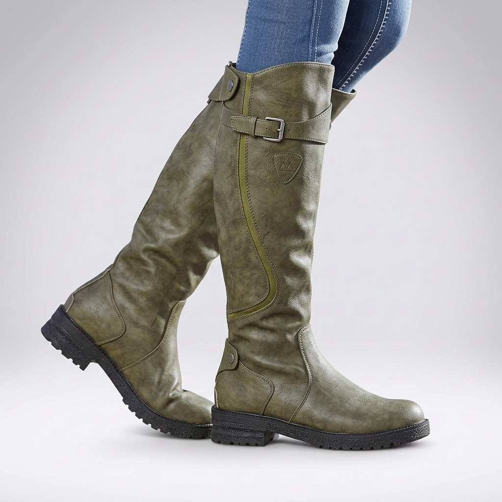 Angie – Women's Wide Calf Boots with a Stretch Shaft