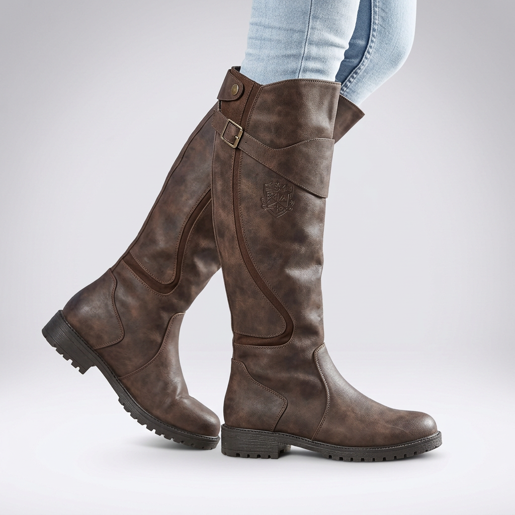 Angie – Women's Wide Calf Boots with a Stretch Shaft