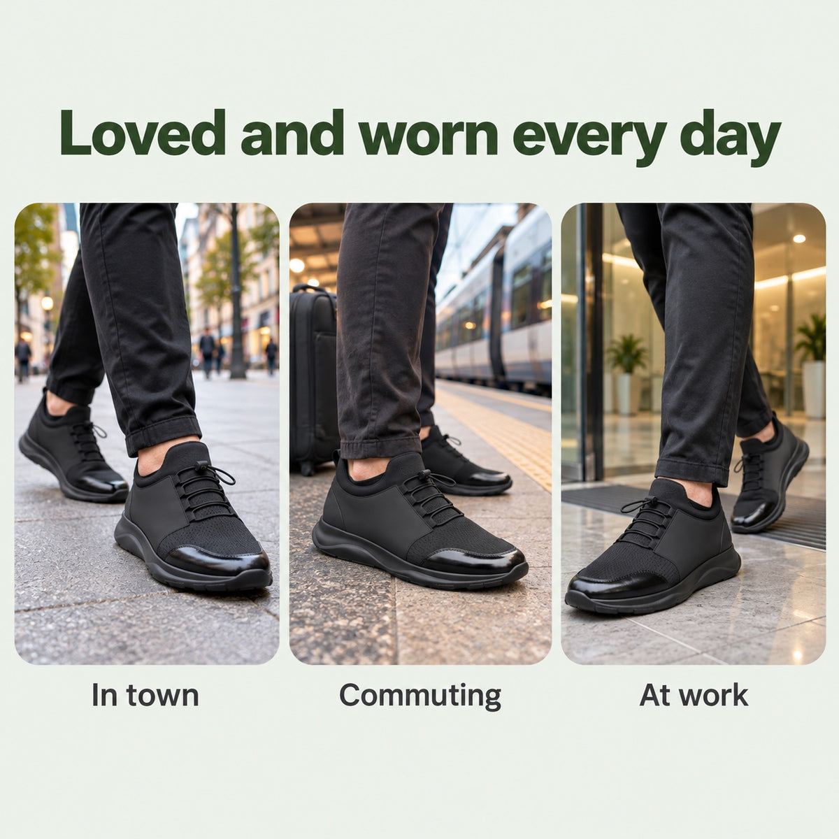 Hubert – Men's Non-Slip Shoes, worn every day