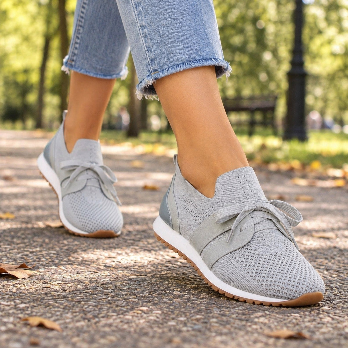 Jamie – Unisex Arch Support Shoes, worn on a walk