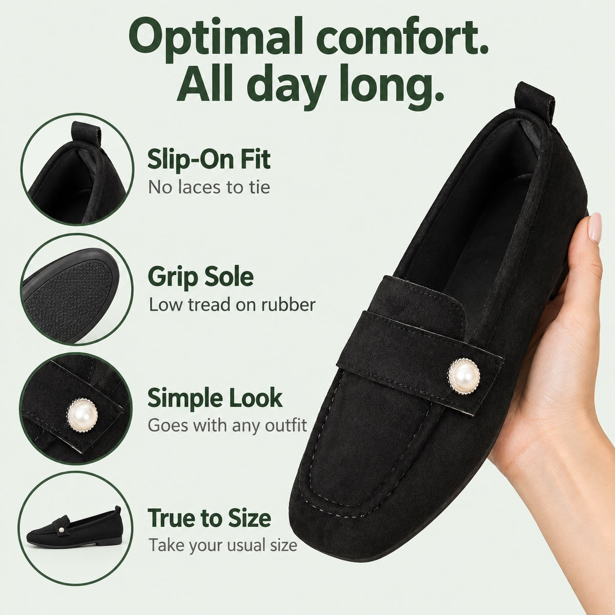 Jenny – Women's Slip-On Shoes, features