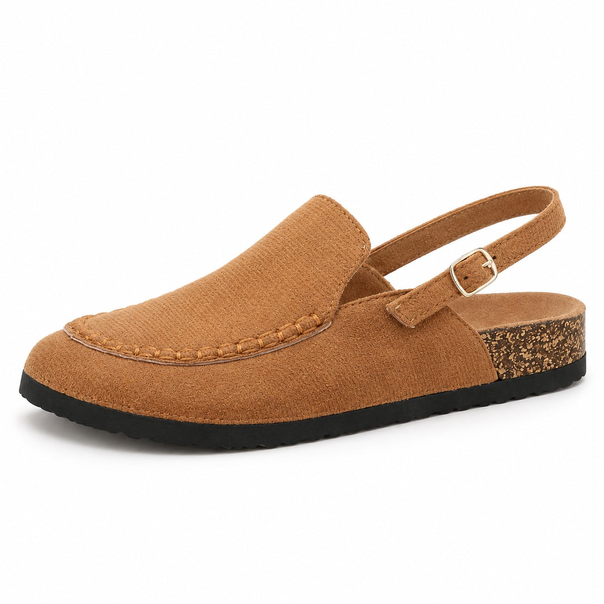 Johanna – Women's Slingback Clogs in Light Brown-1