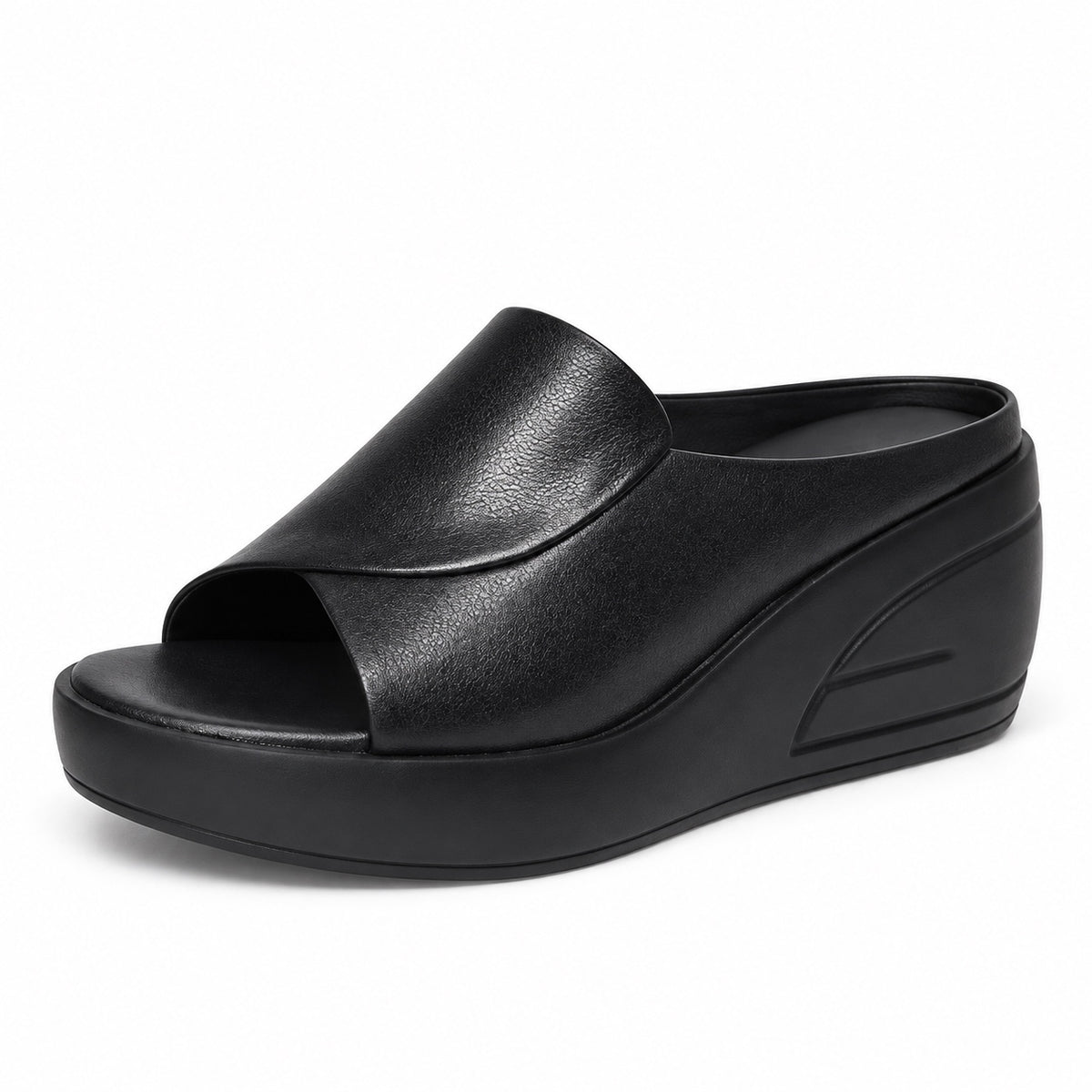 Jules – Women's Wide Toe Box Sandals in Black