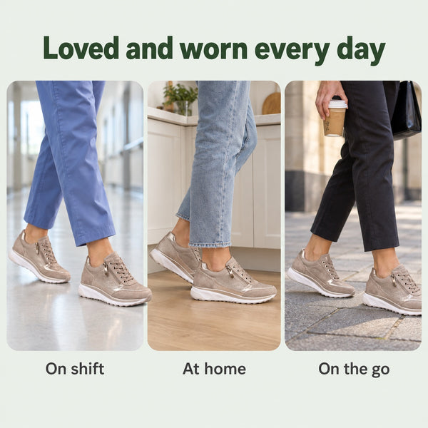 Kate – Women's Nursing Sneakers, worn every day