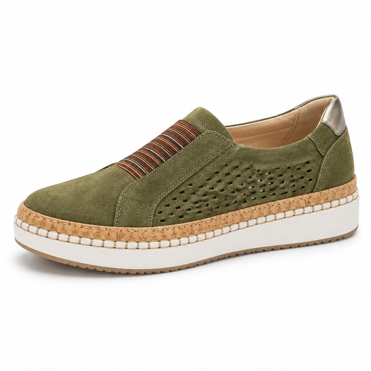 Kelly – Unisex Arch Support Loafers in Green
