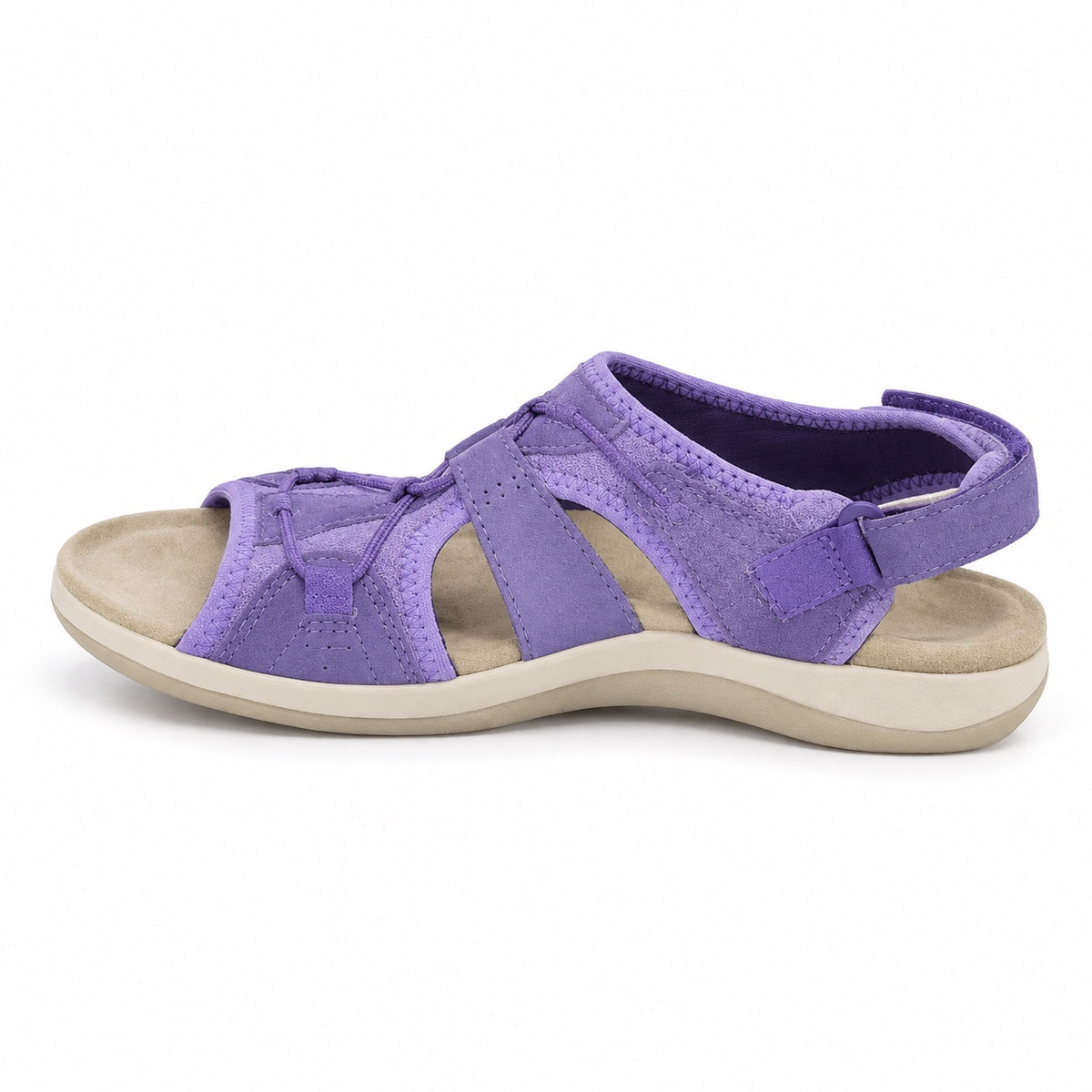 Kerry – Unisex Wide Toe Box Sandals in Lavender