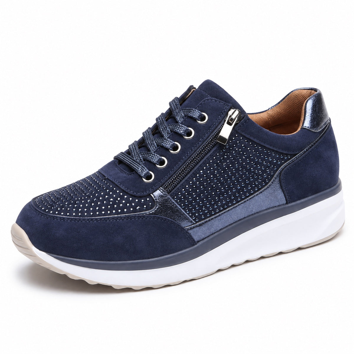 Kimberly – Women's Plantar Fasciitis Sneakers in Blue