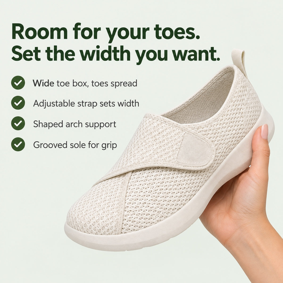 Krista – Women's Nursing Shoes, key benefits