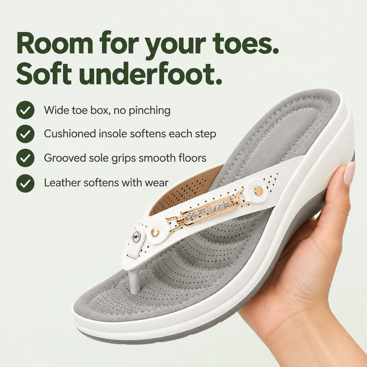 Latasha – Women's Wide Toe Box Sandals, key benefits