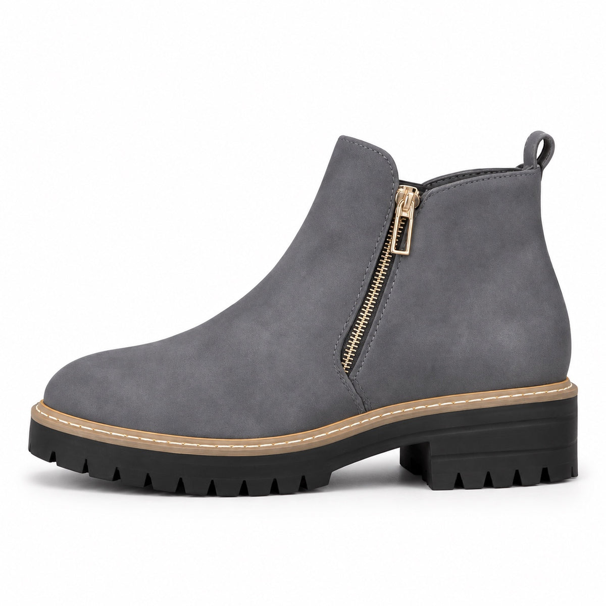 Linda – Women's Comfort Boots in Gray