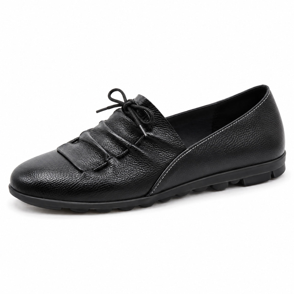 Lucille – Women's Wide Toe Box Loafers in Black