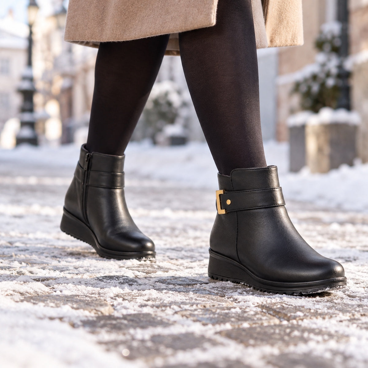 Lucy – Women's Comfort Boots, worn on a walk
